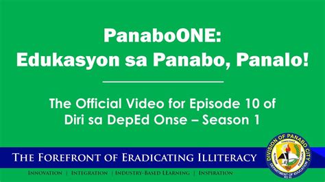 PanaboONE: Edukasyon sa Panabo, Panalo! .